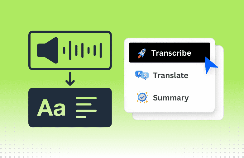 Audio to text generator