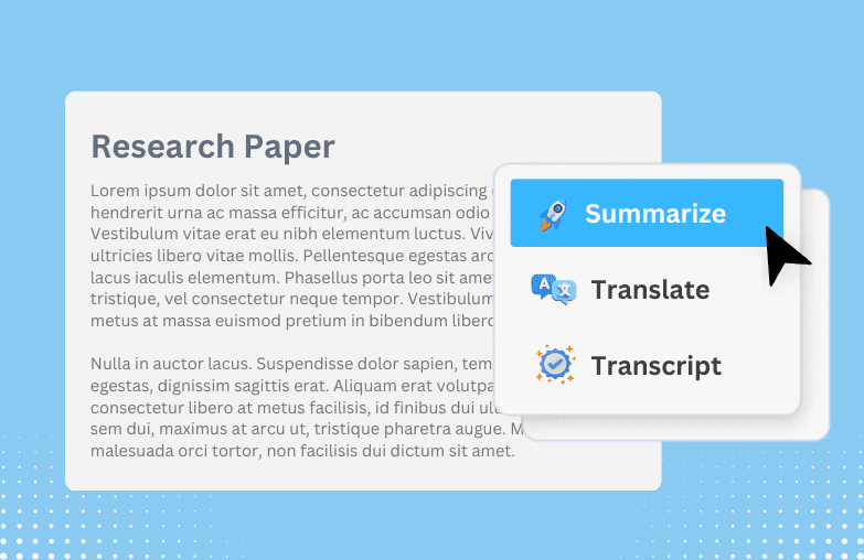 Research Paper Summarizer