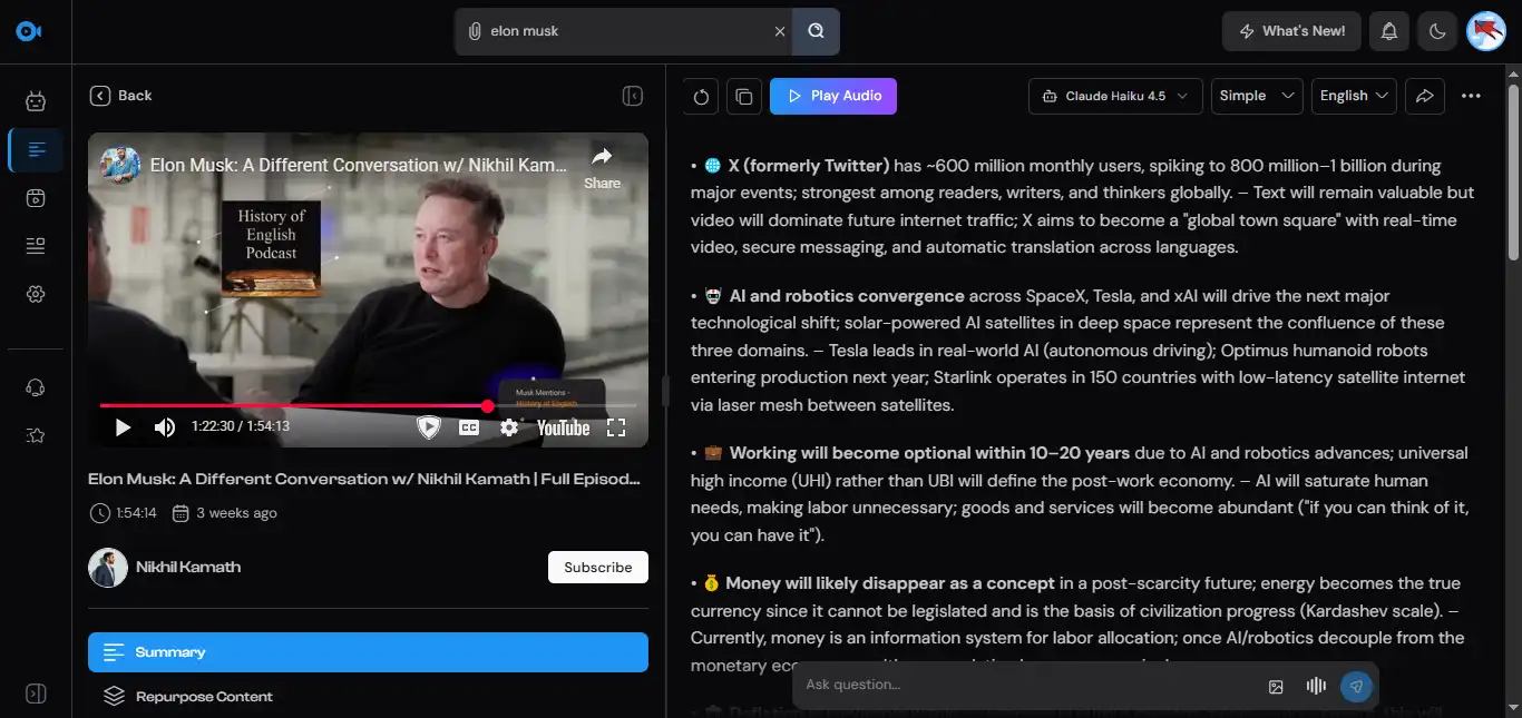 Content Summarization