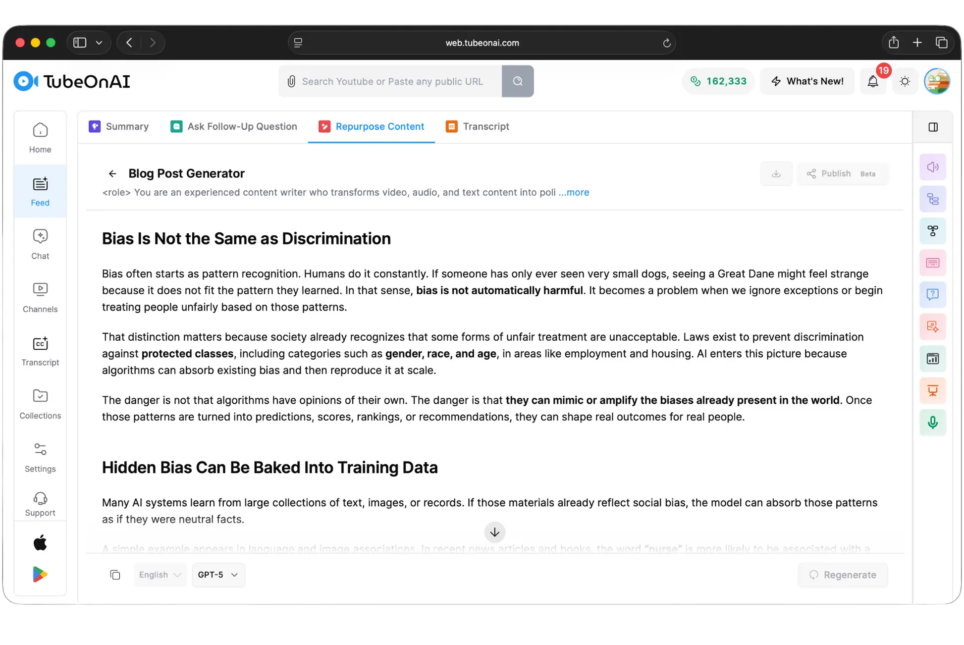 AI writing has a tell. Ours doesn't